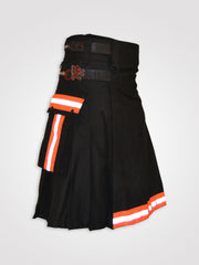 Fireman Leather Straps High Visibility Kilt