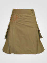 Khaki working Utility kilt